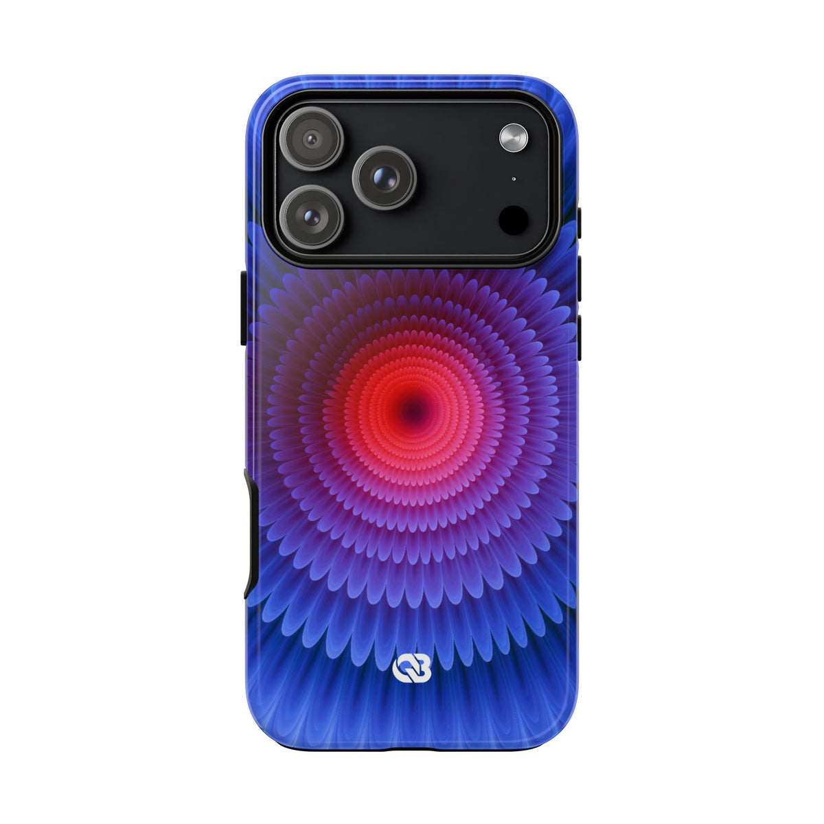 Radial Spectrum Bloom · Tough Phone Case for iPhone · Blue