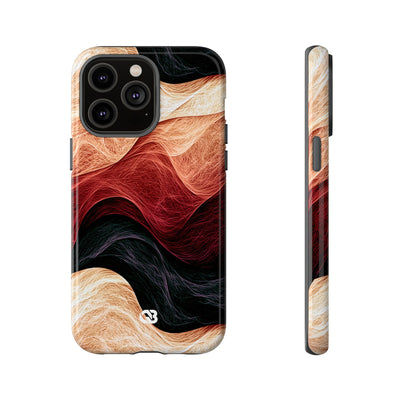 Ember Wave Dispersion · Tough Phone Case for iPhone · Red