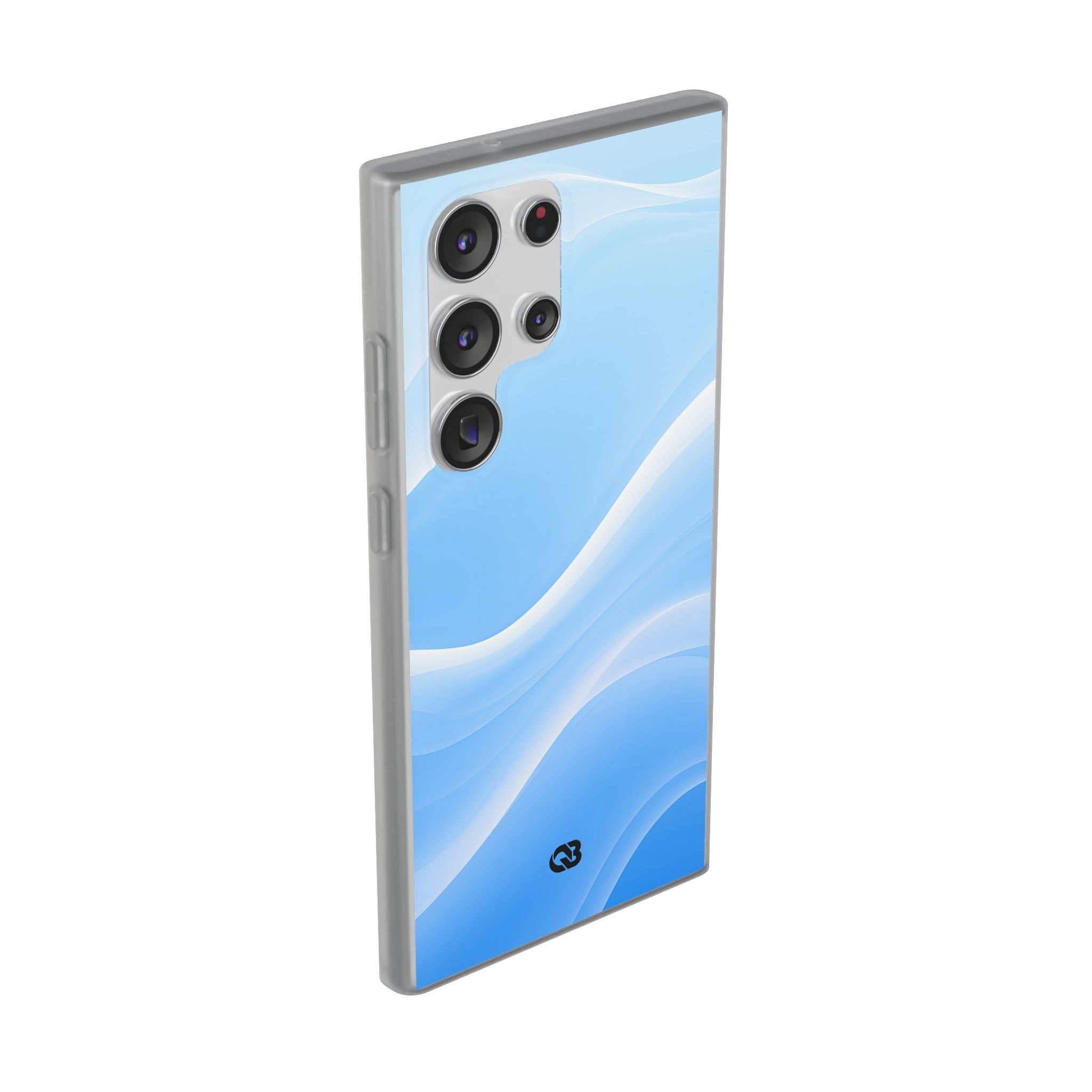 Blue Lite Phone Case for Samsung - Glacial Blue Silk