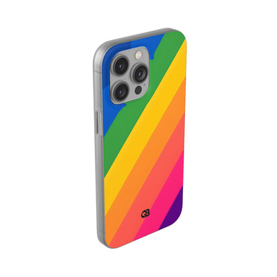 Vibrant Spectrum Slope · Soft Phone Case for iPhone