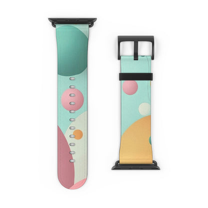 Pastel Circles Flow - Watch Band
