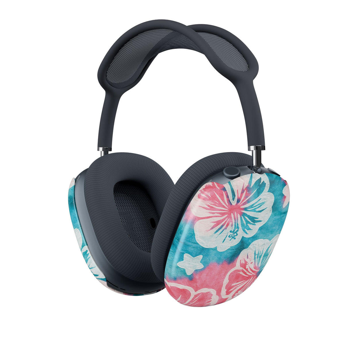 Tropical Hibiscus Bloom · Hard Case for AirPods Max · Teal