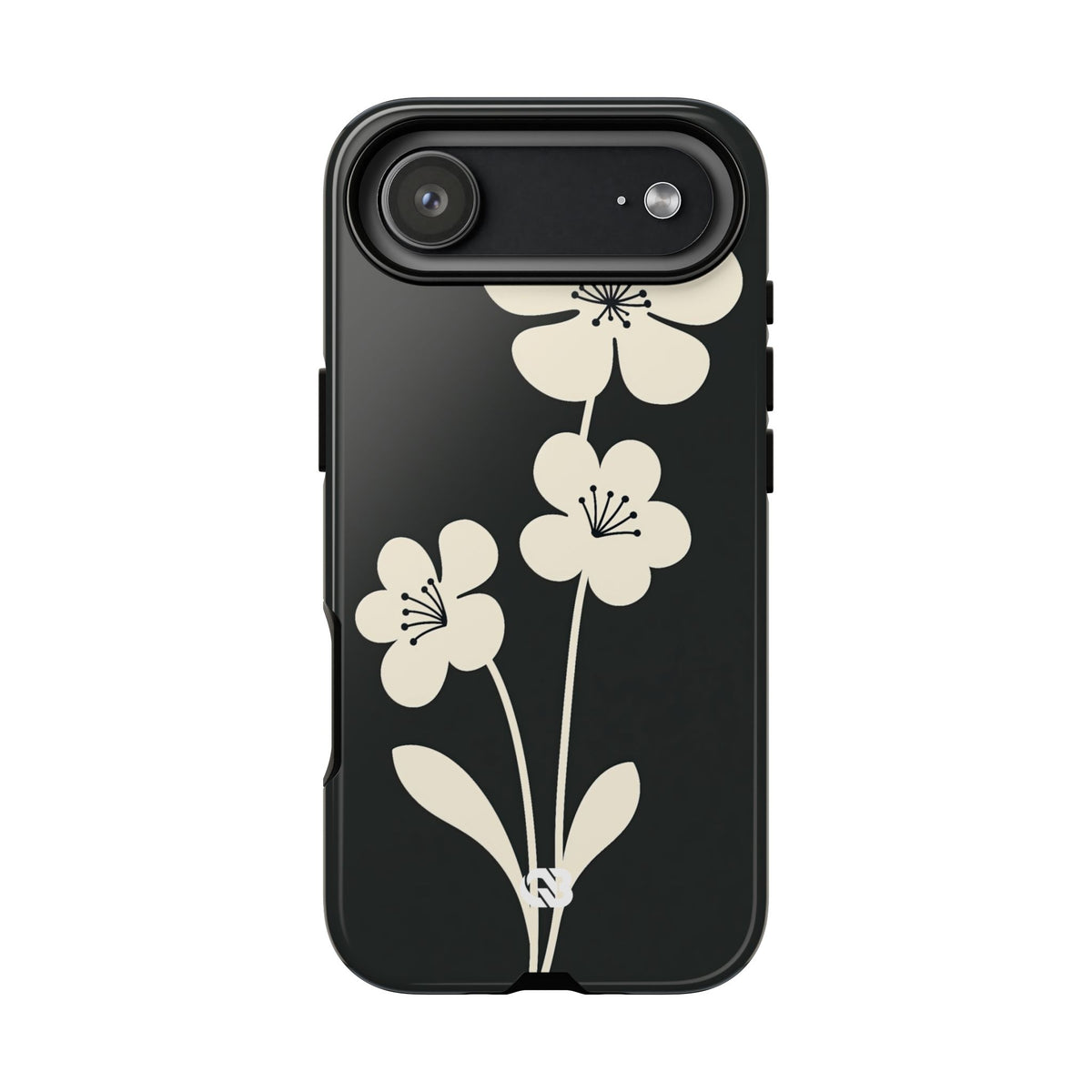 Nordic Blossom · Tough Phone Case for iPhone · Black