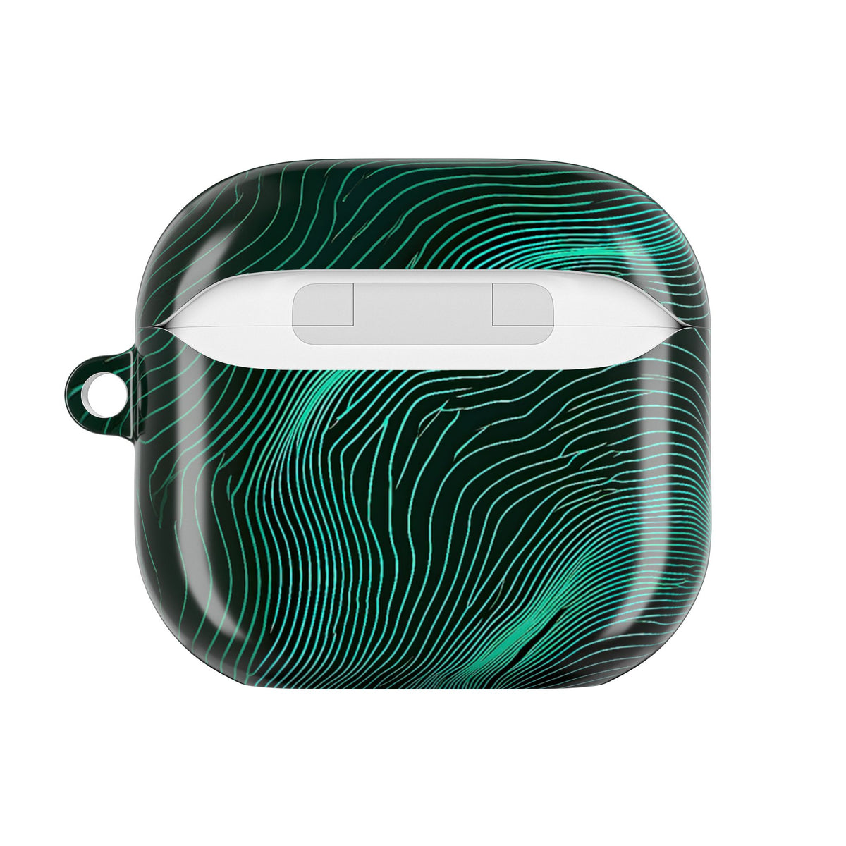 Emerald Topo Ridge · Hard Case for AirPods & AirPods Pro · Green