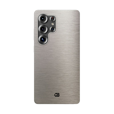 Grey Lite Phone Case for Samsung - Brushed Nickel Linen