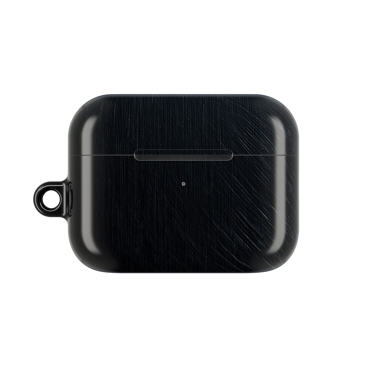 Brushed Obsidian Steel · Hard Case for AirPods & AirPods Pro · Black
