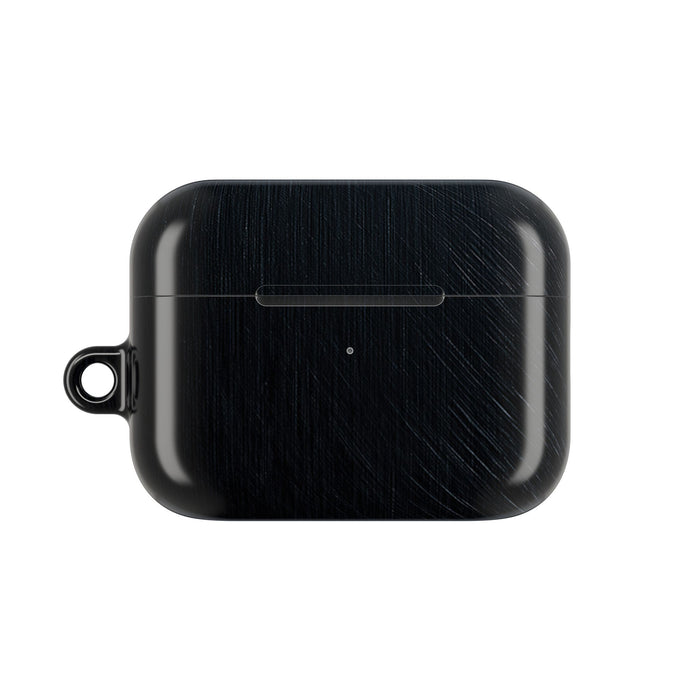 Brushed Obsidian Steel · Hard Case for AirPods & AirPods Pro · Black