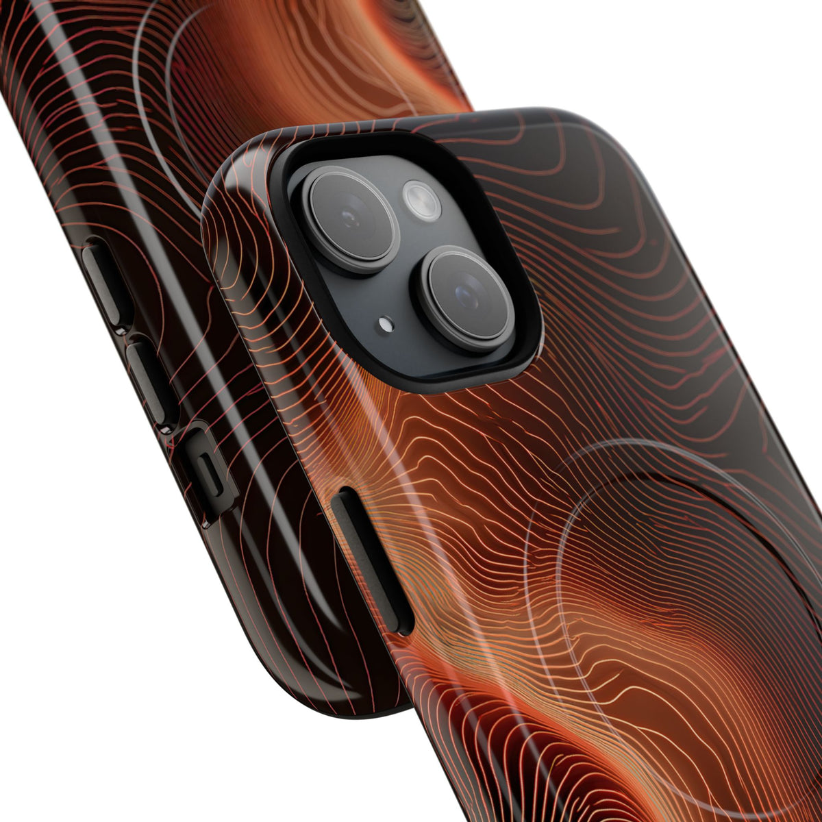 Caldera Ridge · Tough 2.0 Magnetic Phone Case for iPhone · Orange