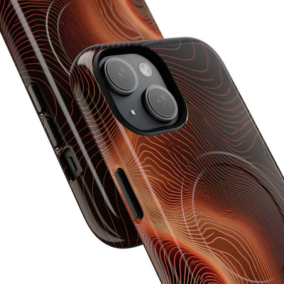 Caldera Ridge · Tough 2.0 Magnetic Phone Case for iPhone · Orange