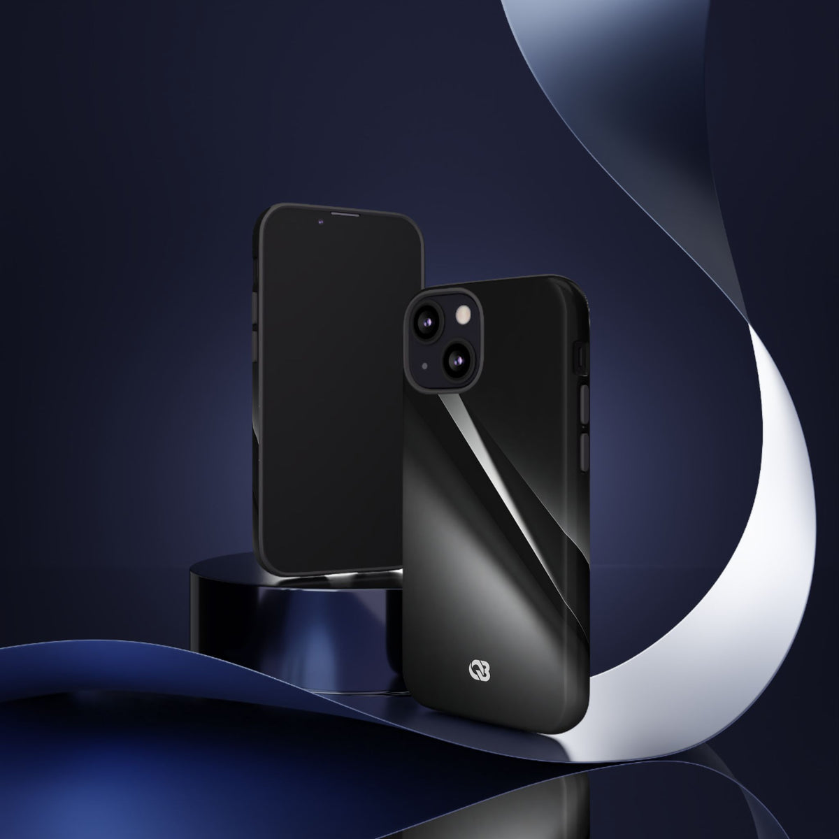 Obsidian Ridge · Tough Phone Case for iPhone · Black