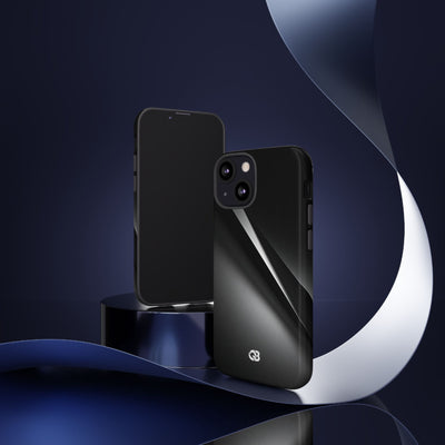Obsidian Ridge · Tough Phone Case for iPhone · Black