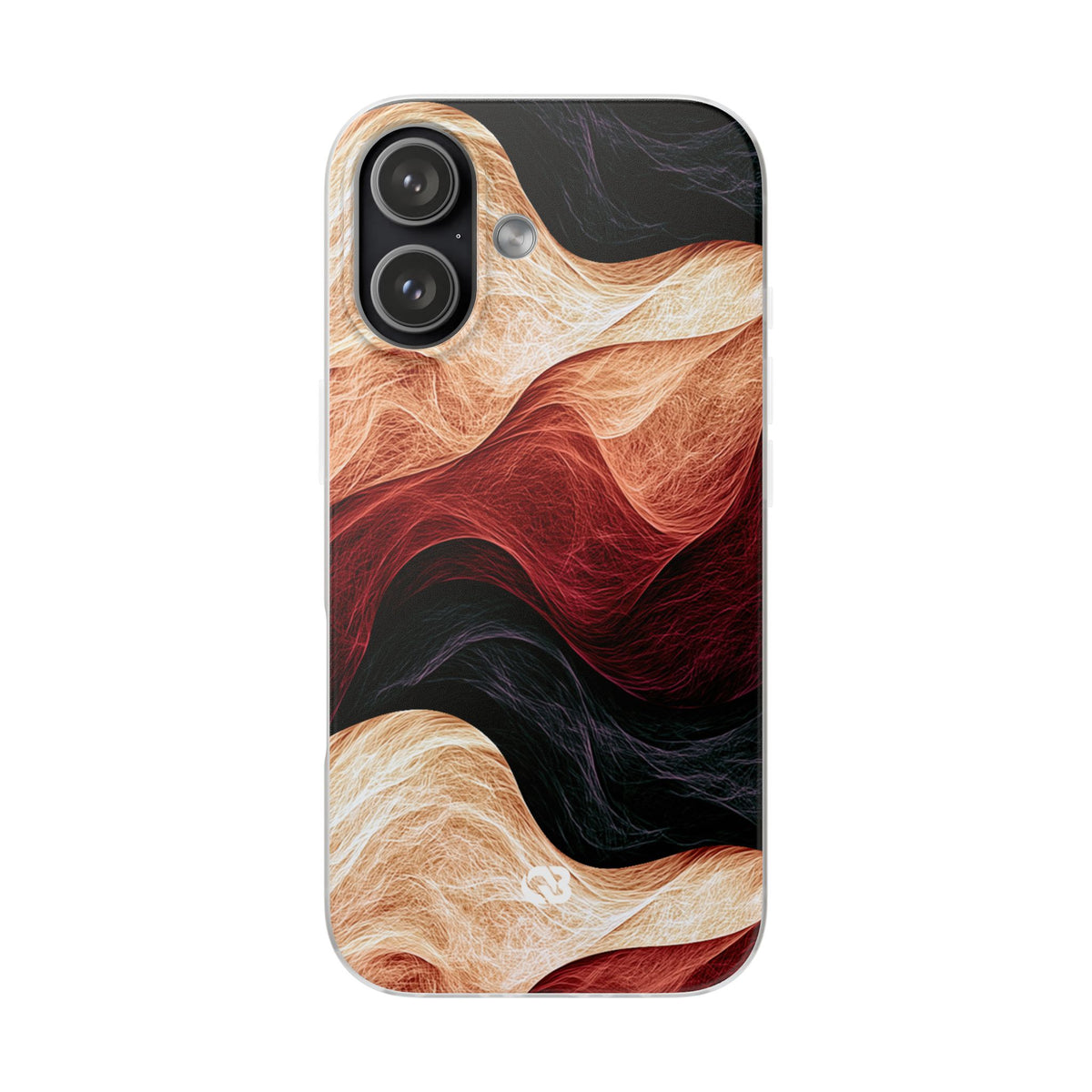 Ember Wave Dispersion · Lite Phone Case for iPhone ·  Red