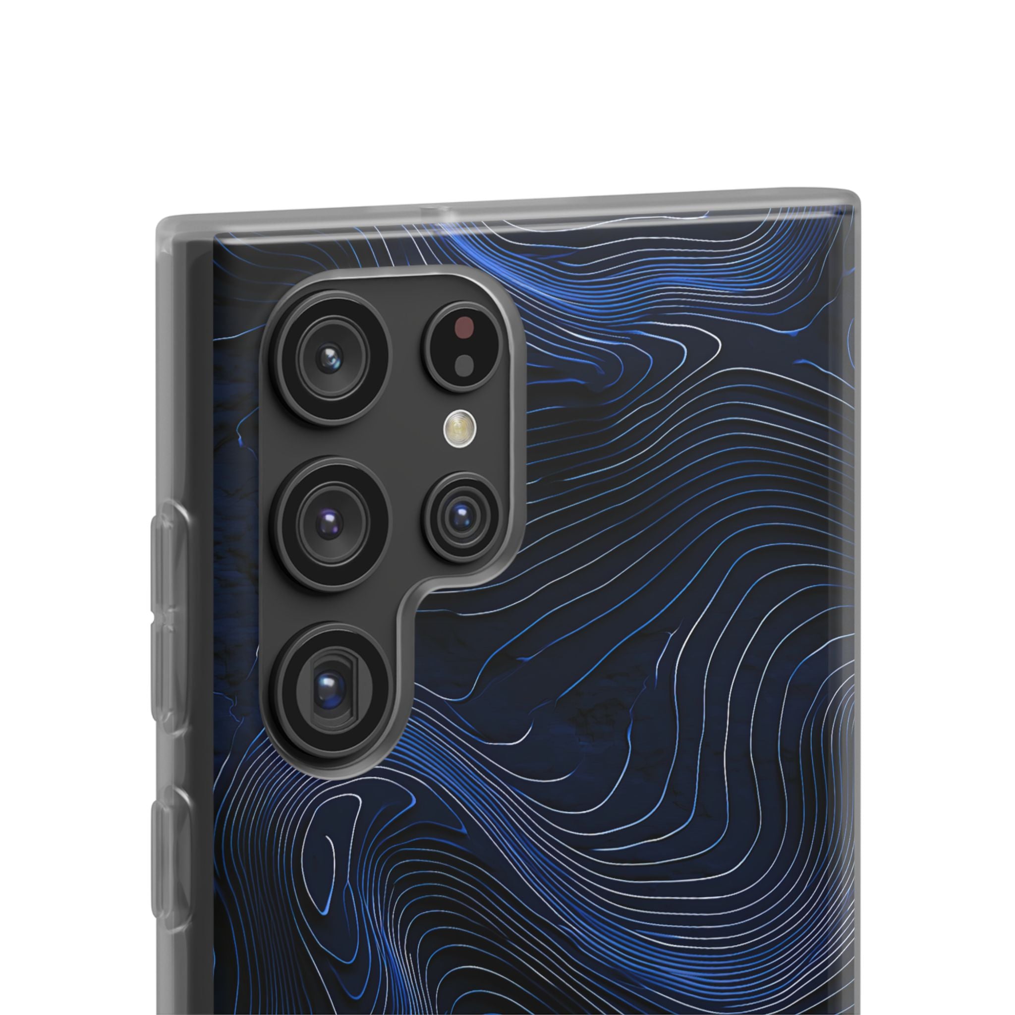 Blue Lite Phone Case for Samsung - Cobalt Contour Ridge