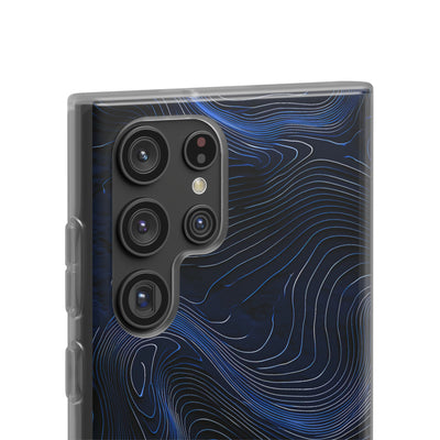 Blue Lite Phone Case for Samsung - Cobalt Contour Ridge