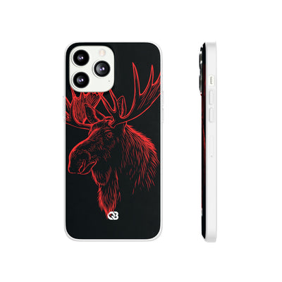 Nordic Elk · Lite Phone Case for iPhone ·  Black