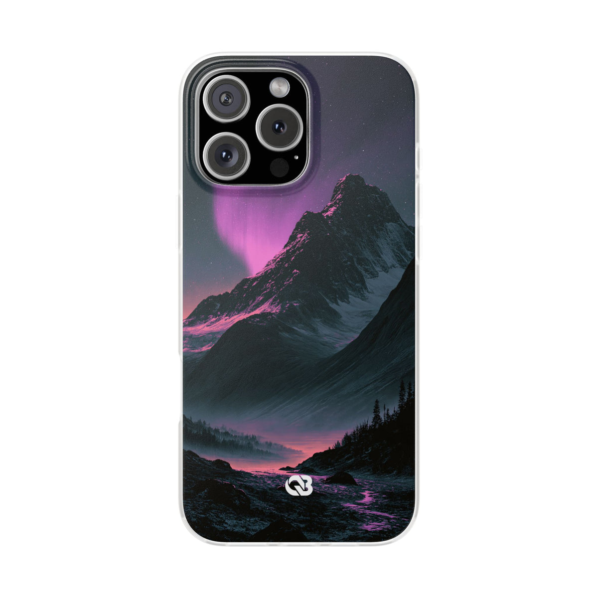 Arctic Aurora Summit · Lite Phone Case for iPhone ·  Black