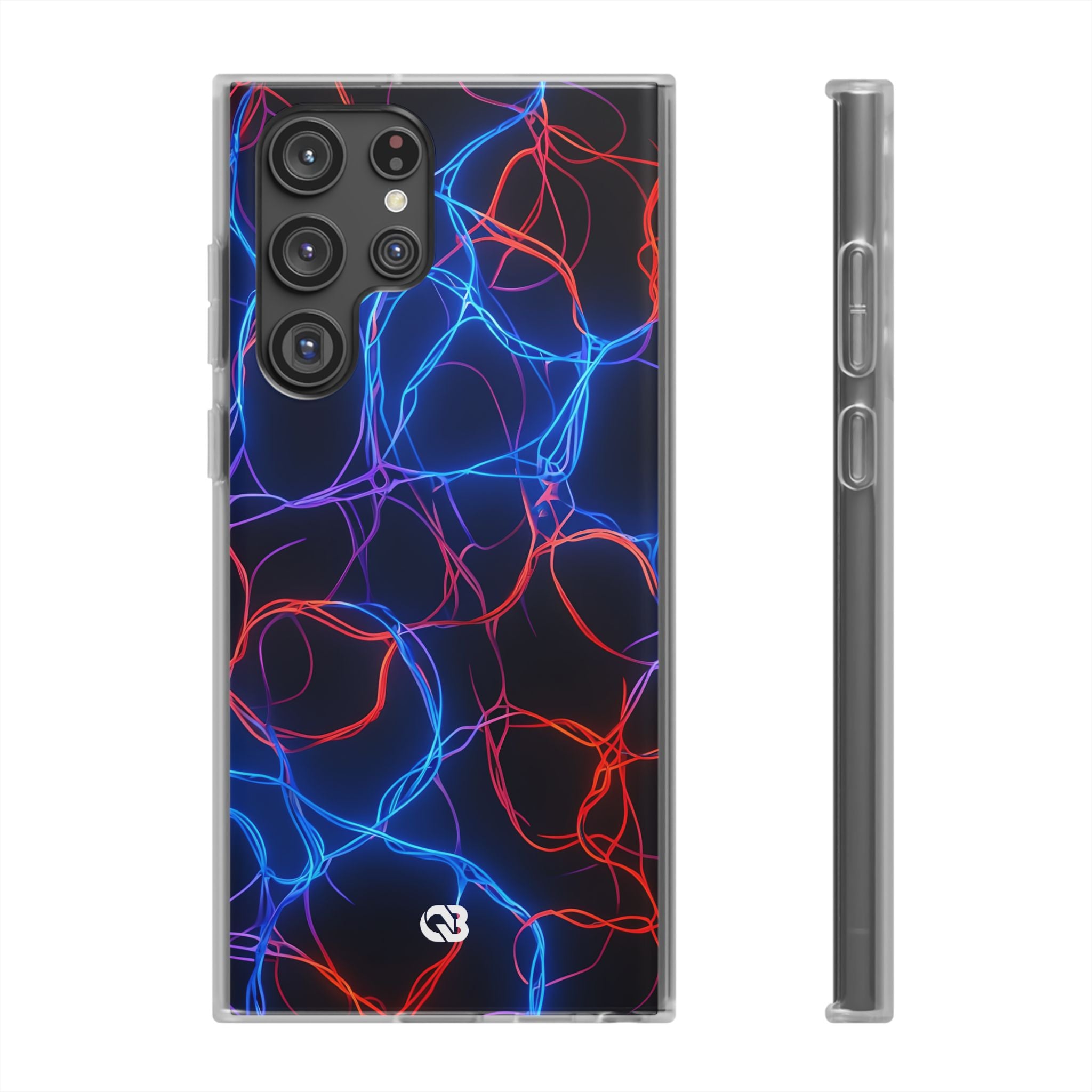 Electric Synapse Glow · Soft Handyhülle für Samsung