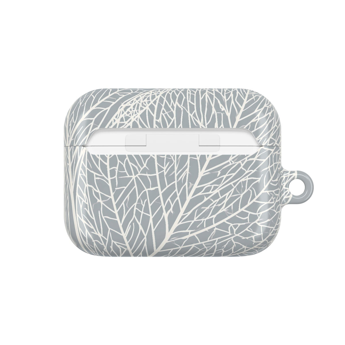 Minimal Leaf Skeleton · Hard Case for AirPods & AirPods Pro · Grey