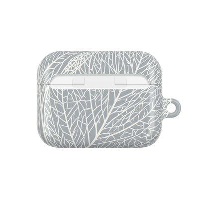 Minimal Leaf Skeleton · Hard Case for AirPods & AirPods Pro · Grey