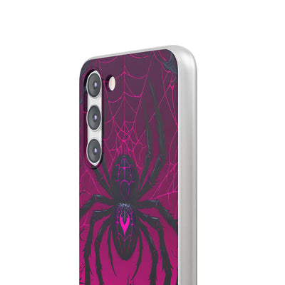 Obsidian Neon Widow · Soft Custodia per Samsung