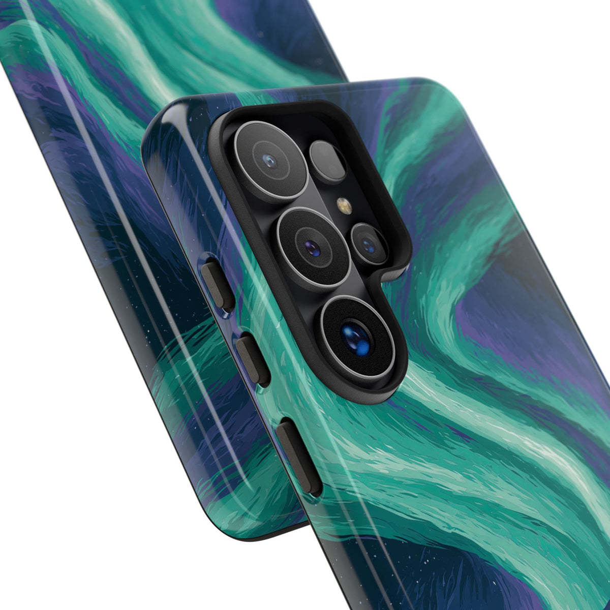Arctic Aurora Bear · Tough Phone Case for Samsung · Teal