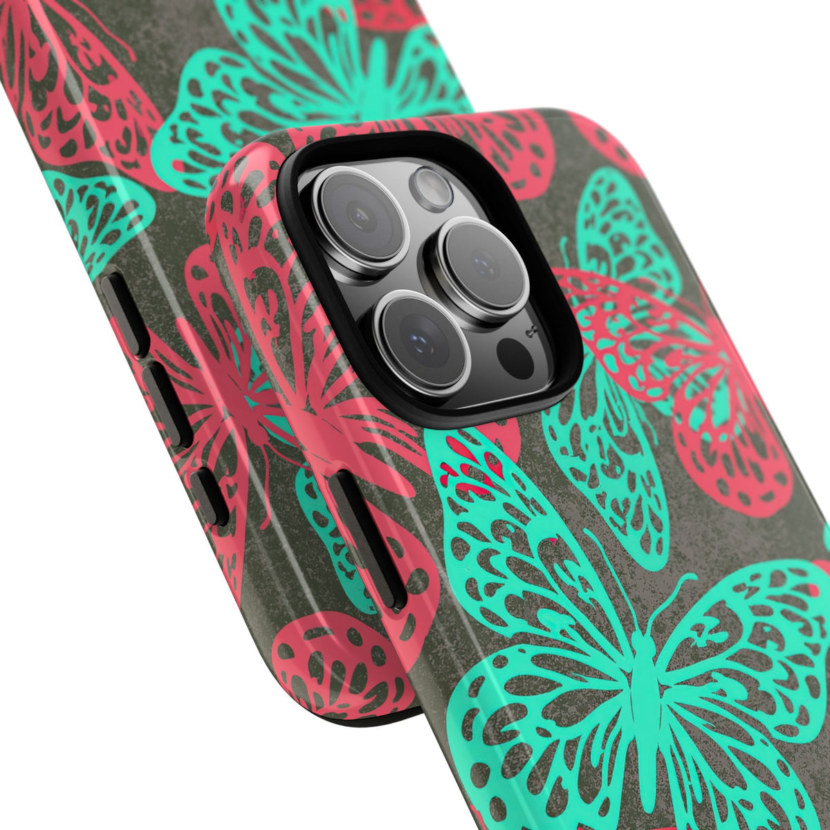 Electric Papillon · Tough Phone Case for iPhone · Pink