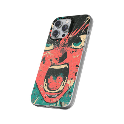 Screaming Face Pink iPhone 14 Pro Max Case - Soft