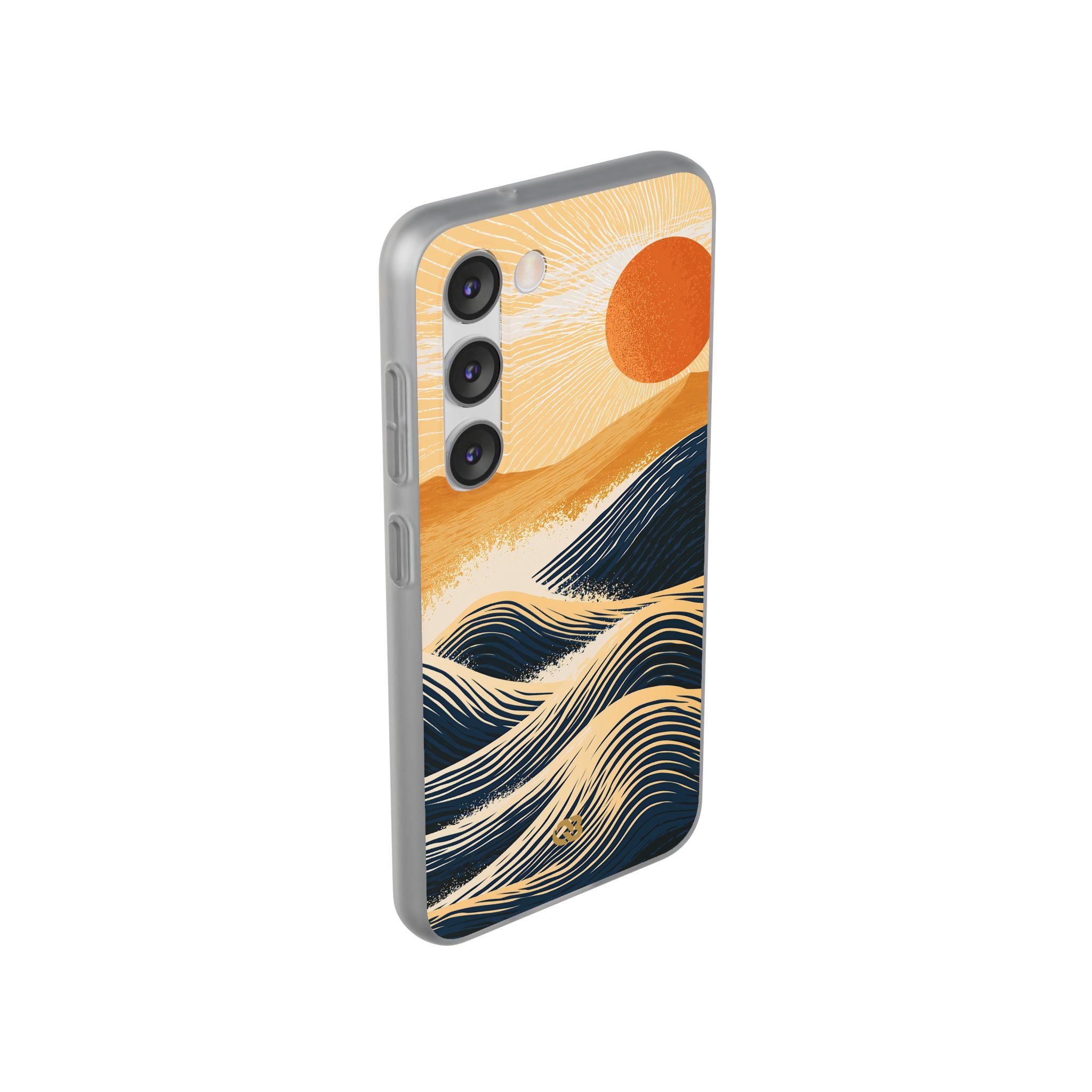 Blue Lite Phone Case for Samsung - Kyoto Cresting Tide