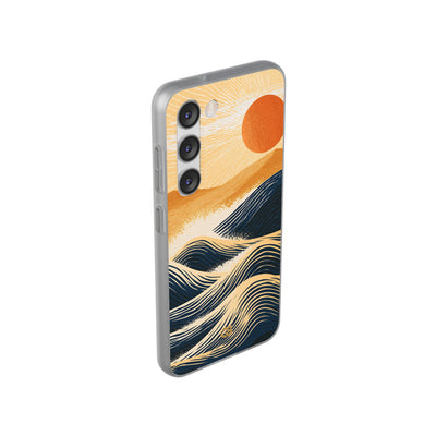Blue Lite Phone Case for Samsung - Kyoto Cresting Tide