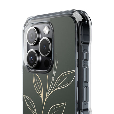 Green Impact MagSafe Phone Case for iPhone - Deep Moss Willow