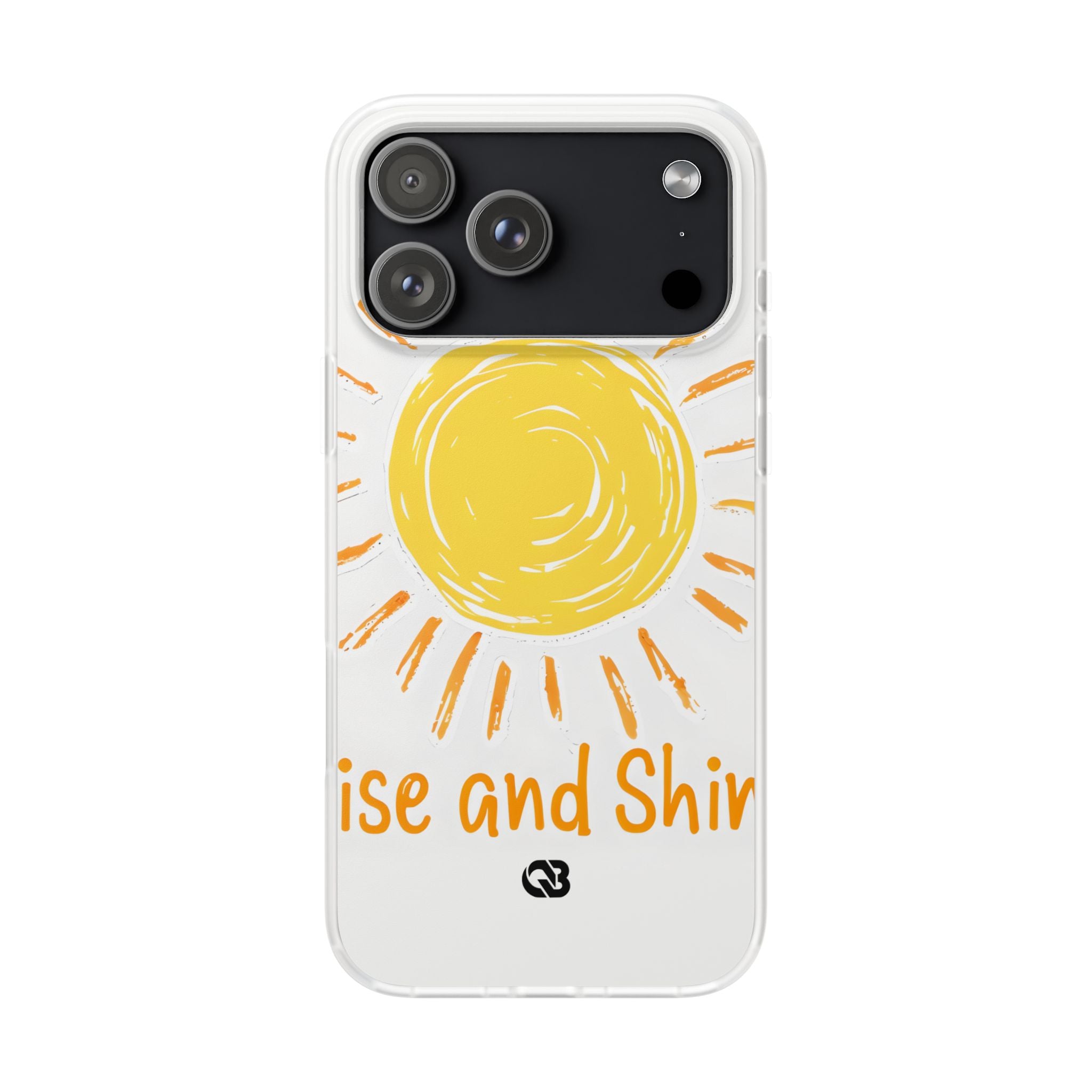 Amber Solar Glow · Soft Phone Case for iPhone