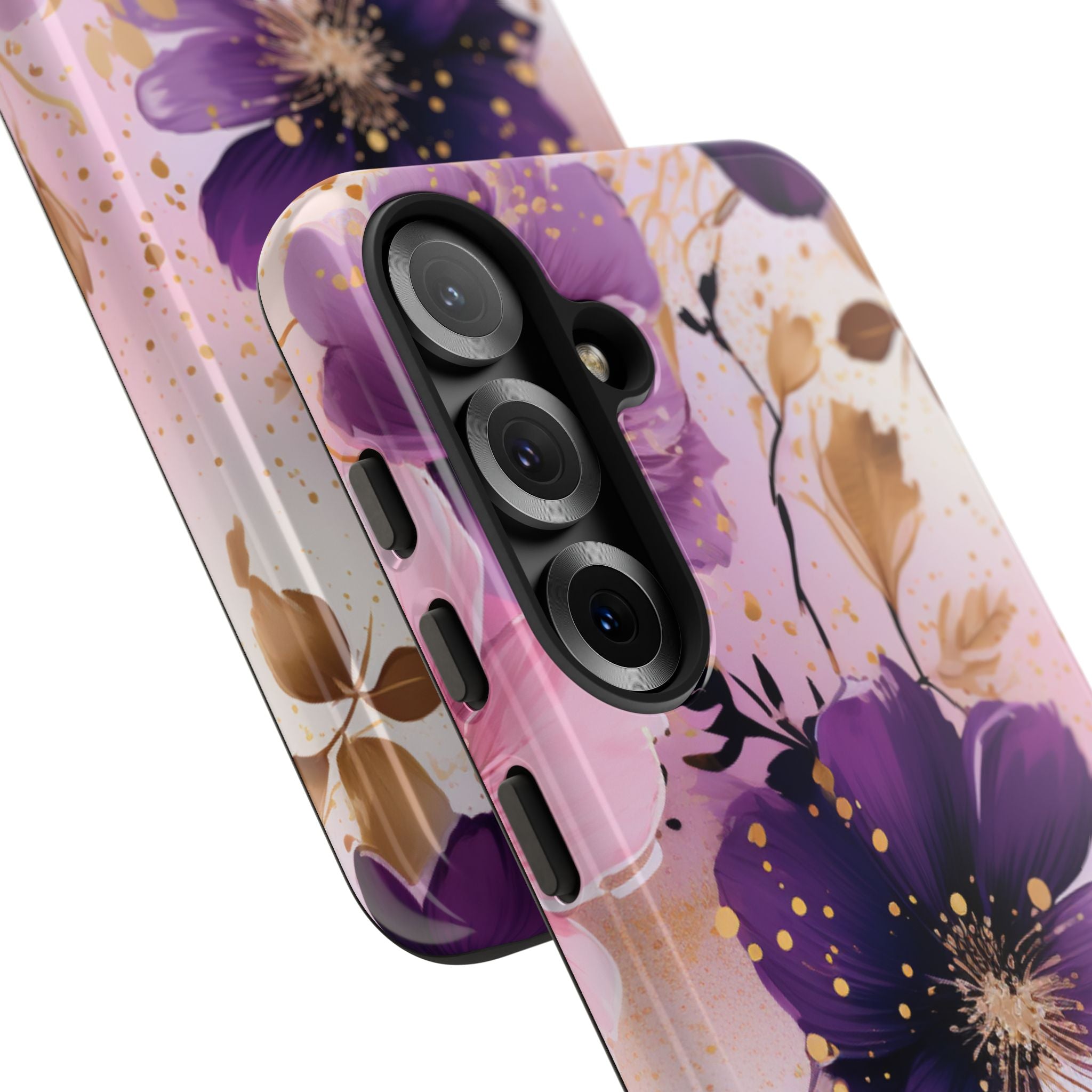Gilded Violet Bloom · Tough Phone Case for Samsung