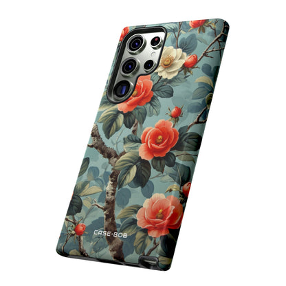 Coral Bloom Samsung S23 Ultra Cover - Tough