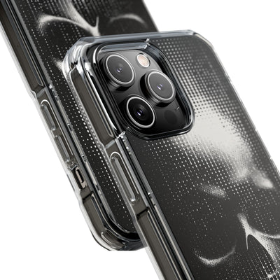 Raster Phantom · Clear Impact Magnetic Phone Case for iPhone ·  Black