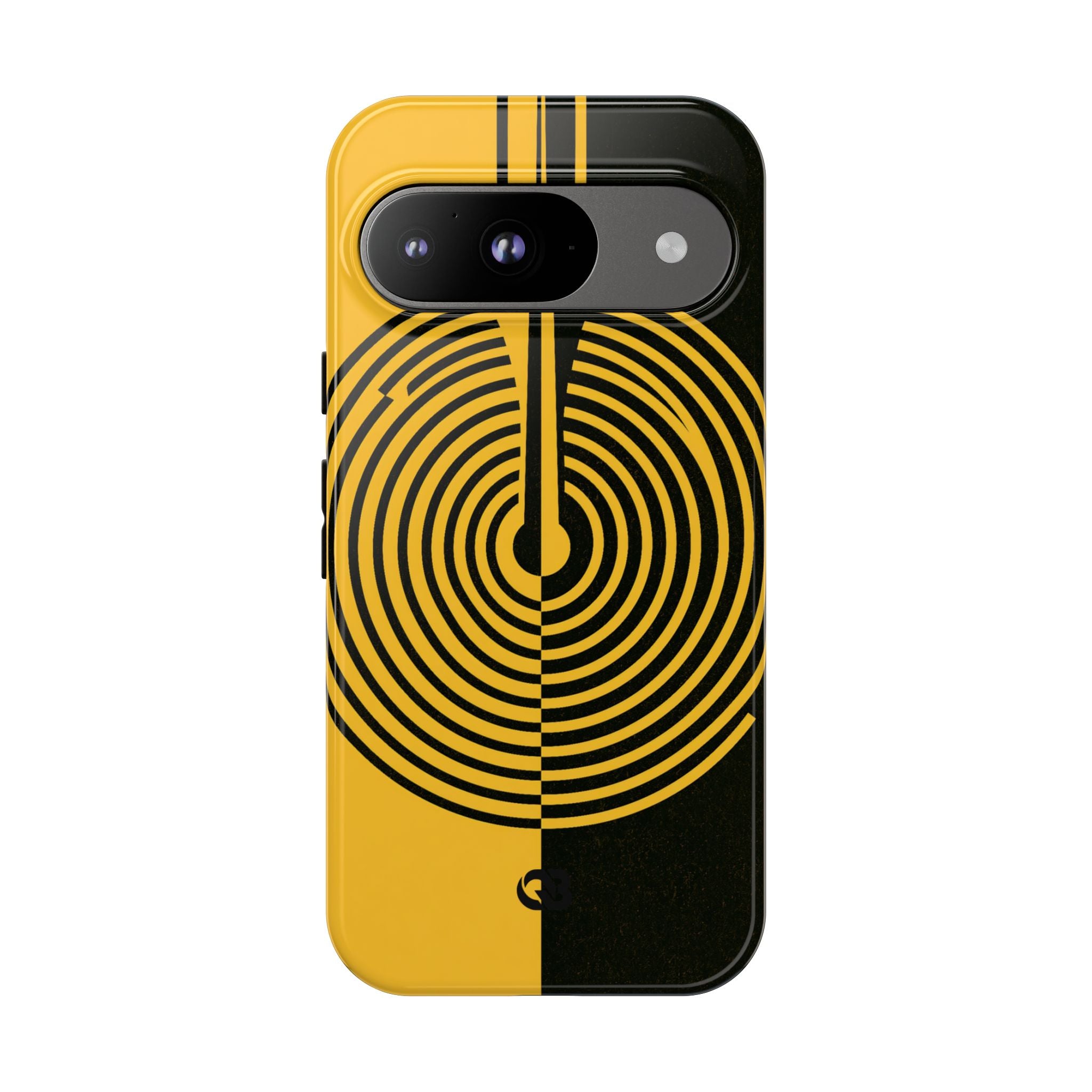 Yellow Tough Phone Case for Google Pixel - Voltage Sector Pulse
