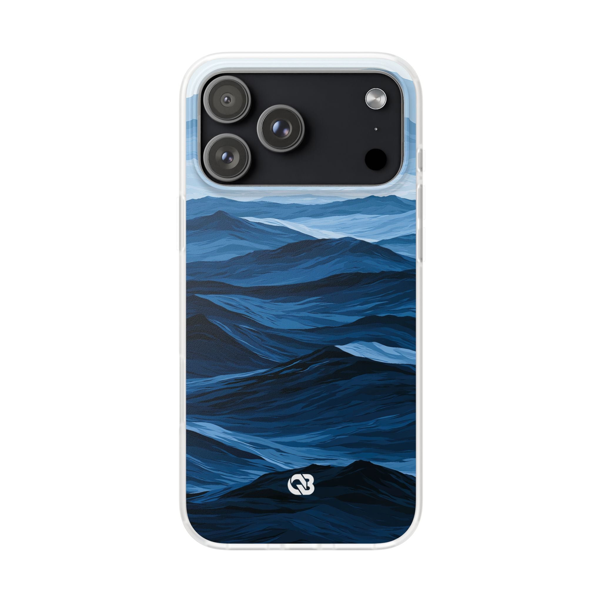 Blue Lite Phone Case for iPhone - Cobalt Ridge Tides