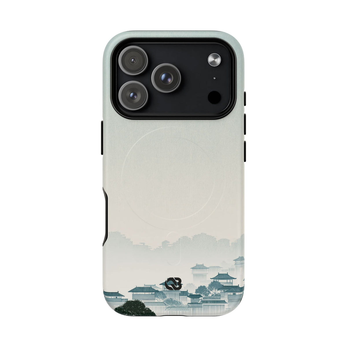 Blue Tough 2.0 Magnetic Phone Case for iPhone - Mist Valley Pagoda