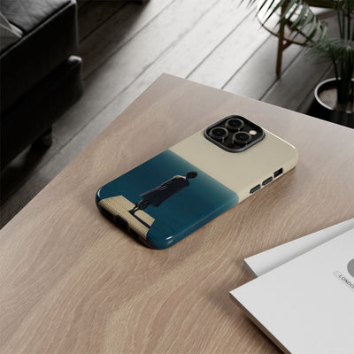 Solitary Blue Horizon · Tough Handyhülle für iPhone