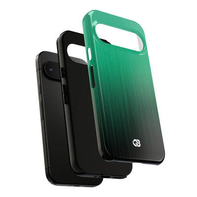 Emerald Cascade · Tough Phone Case for Pixel ·  Green