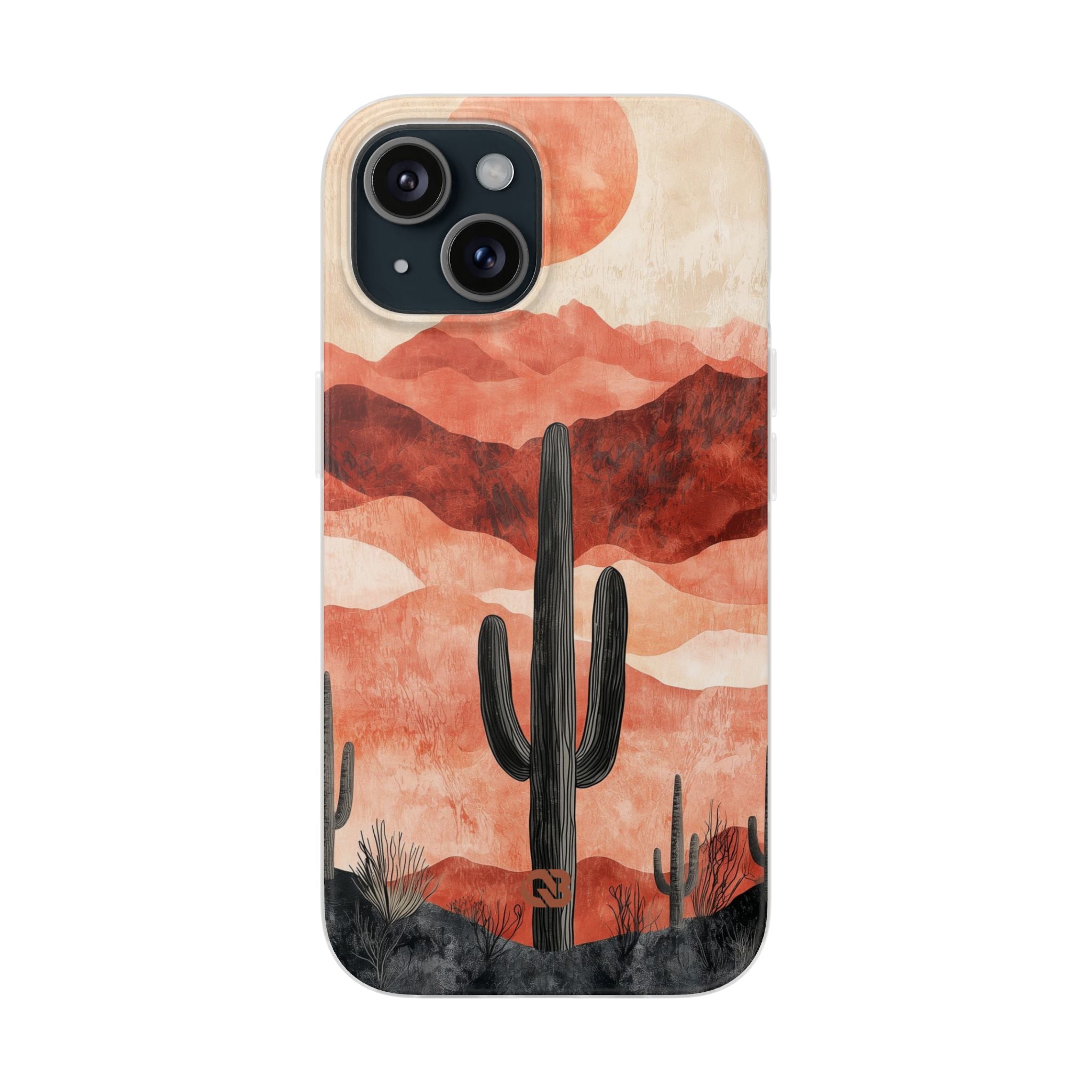 Terracotta Desert Sun · Soft Handyhülle für iPhone