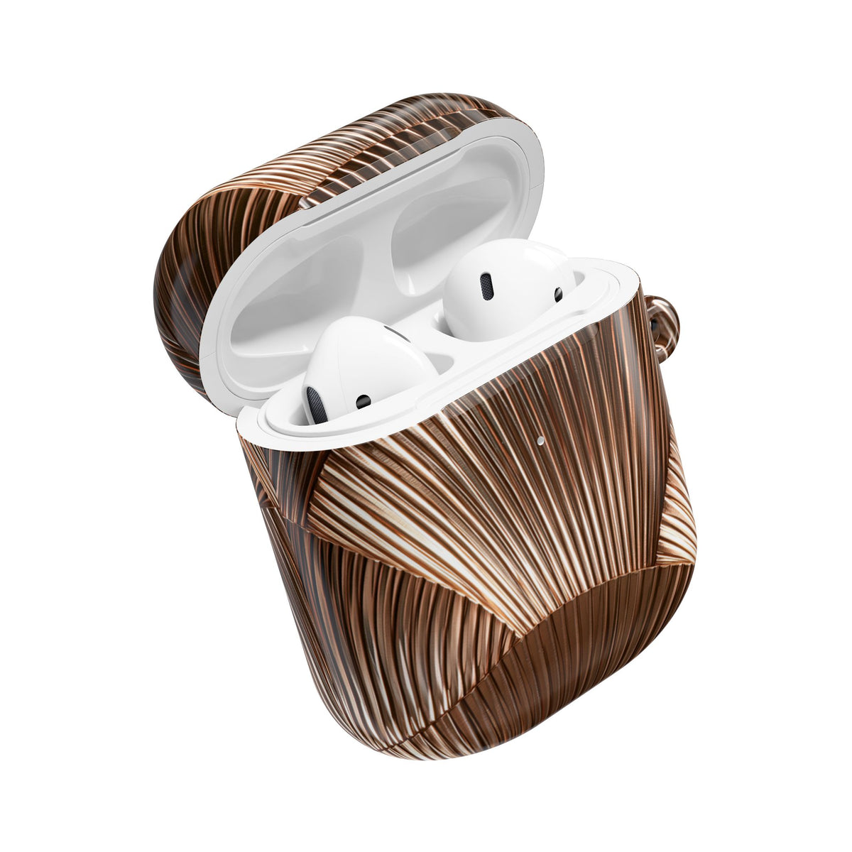 Rose Gilded Fan · Hard Case for AirPods & AirPods Pro · Gold