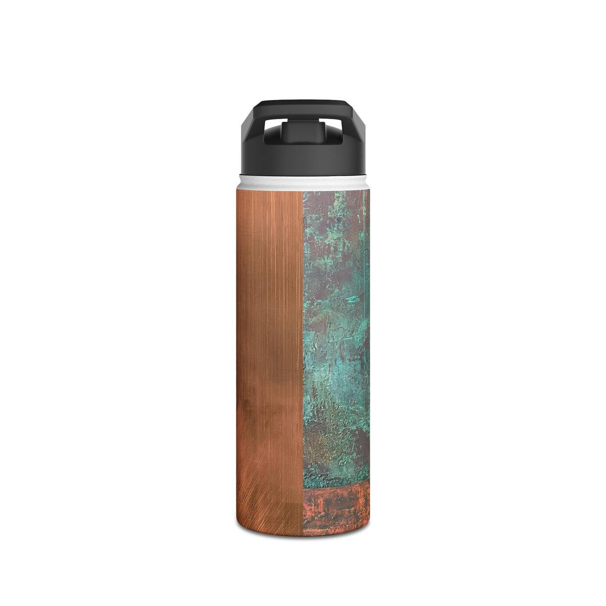 Oxidized Copper Patina · Insulated Water Bottle · Green