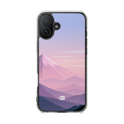 Purple Impact MagSafe Phone Case for iPhone - Lavender Alpine Dawn