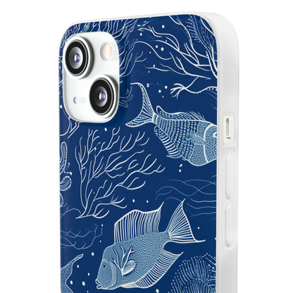 Navy Scale Reef iPhone 13 - Soft