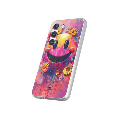 Vivid Grin Graffiti · Soft Phone Case for Samsung