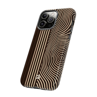 Brown Tough Phone Case for iPhone - Espresso Sand Ridge
