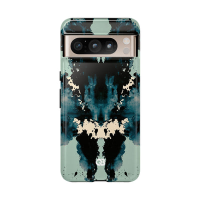 Rorschach Ink Void · Tough Phone Case for Pixel ·  Black