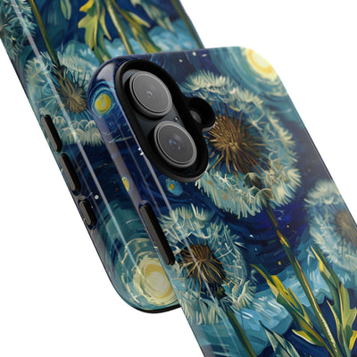 Starry Dandelion Swirl · Tough Phone Case for iPhone