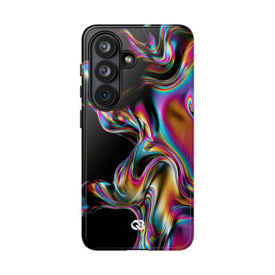 Purple Tough Phone Case for Samsung - Liquid Neon Chrome