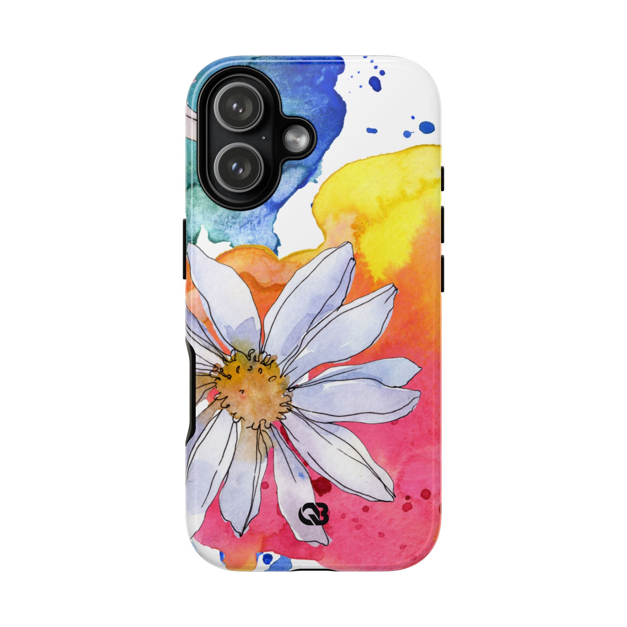 Vivid Bloom Splatter · Tough Handyhülle für iPhone